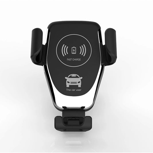Air outlet car wireless charging bracket suction cup gravity wireless charging cattle head car wireless charger